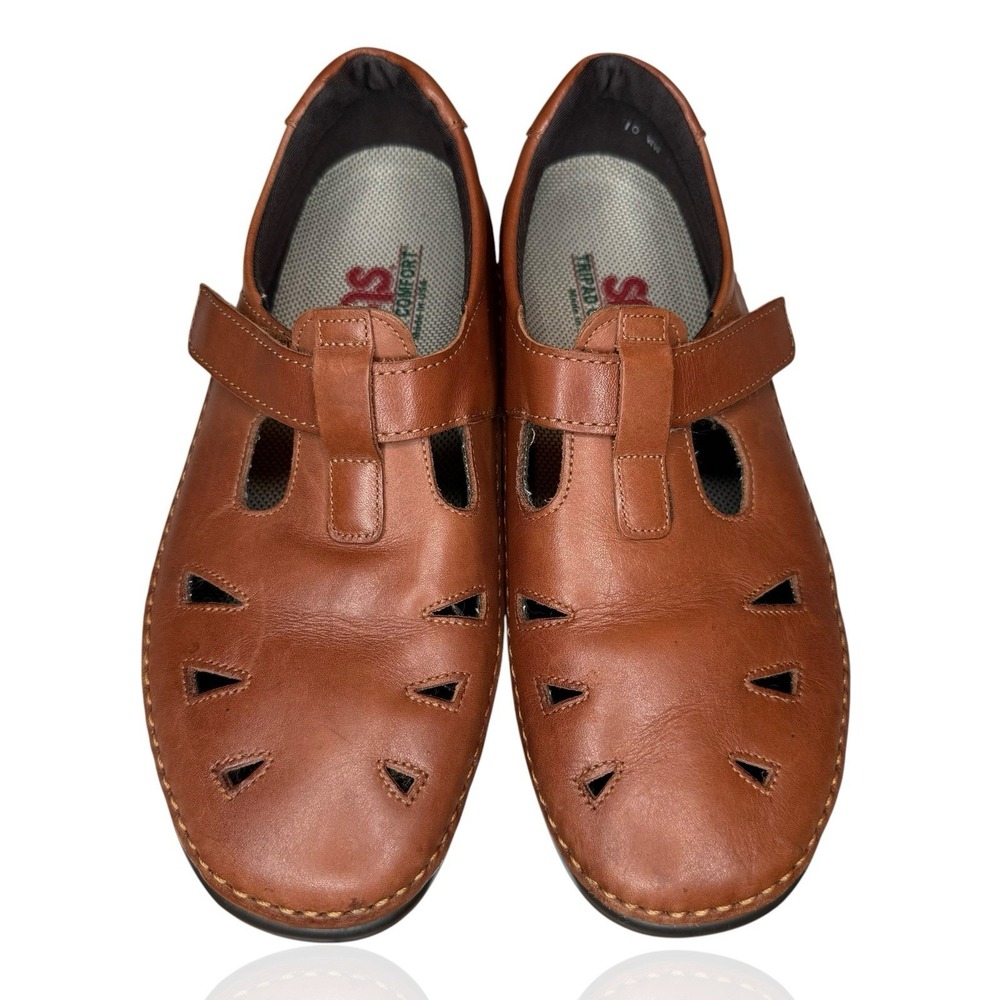 SAS Tripad Roamer Comfort Loafers 10 WW Extra Wide Leather Orthopedic‎ Shoes - Picture 3 of 11